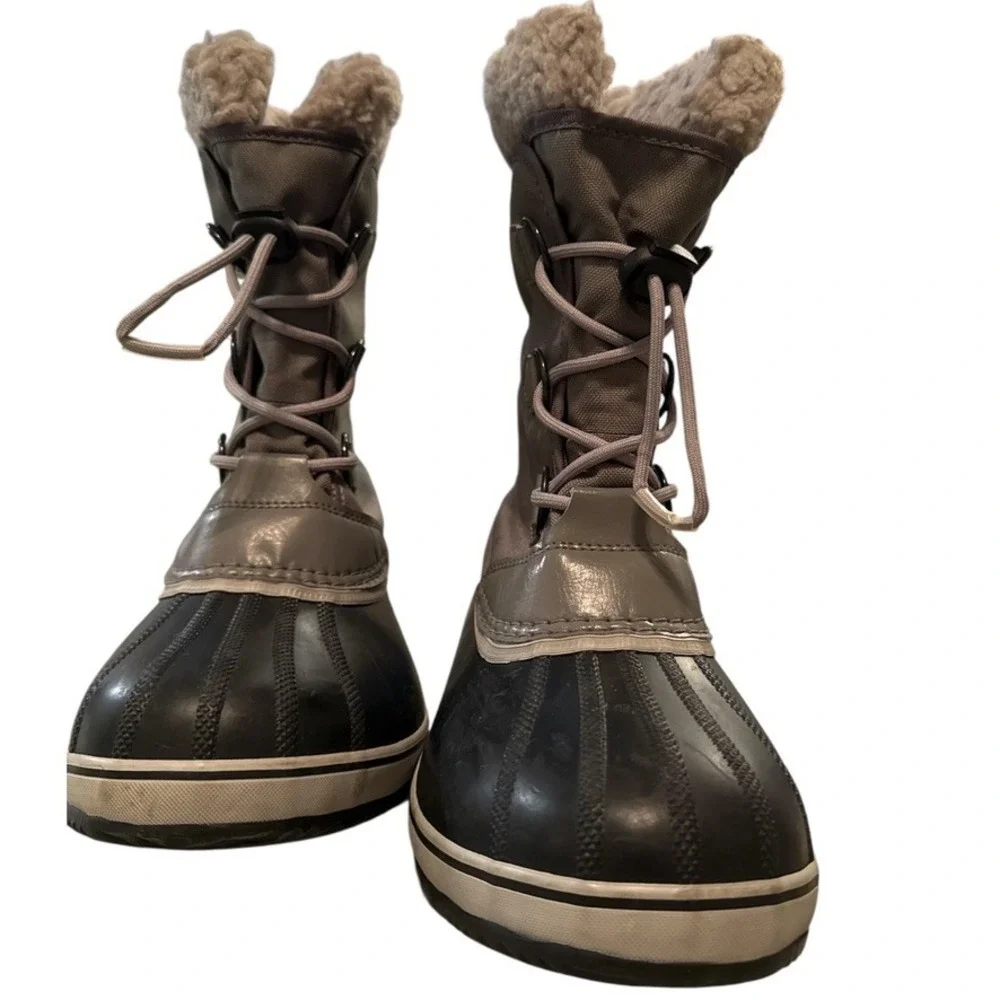 Sorel Winter Yoot Pac Nylon Waterproof Snow Boots Kids Sz 7 Women's Sz 8.5 or 9‎